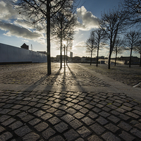 Buy canvas prints of Ice House Square, Swansea Marina by Creative Photography Wales