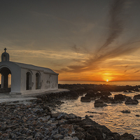 Buy canvas prints of Georgopouli Chapel, Crete, Greece by Creative Photography Wales