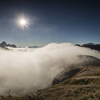 Buy canvas prints of Dolomites Sunrise by Creative Photography Wales