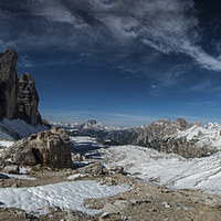 Buy canvas prints of Dolomites Panorama by Creative Photography Wales