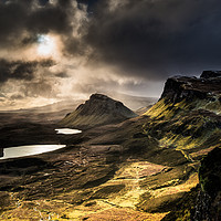 Buy canvas prints of Quiraing Winter Storm, Isle of Skye by Creative Photography Wales