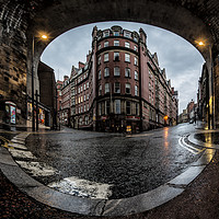 Buy canvas prints of Newcastle street scene by Creative Photography Wales