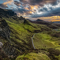 Buy canvas prints of Dawn over the Quiraing by Creative Photography Wales