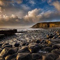 Buy canvas prints of Dunraven Bay at Southerndown by Creative Photography Wales