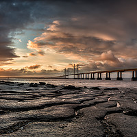 Buy canvas prints of Severn Bridge Dawn by Creative Photography Wales