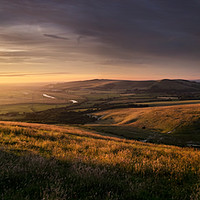 Buy canvas prints of South Downs Panorama by Creative Photography Wales