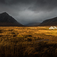 Buy canvas prints of Rannoch Moor Autumn Light by Creative Photography Wales