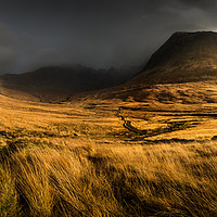 Buy canvas prints of Glenbrittle Autumn Landscape, Isle of Skye by Creative Photography Wales