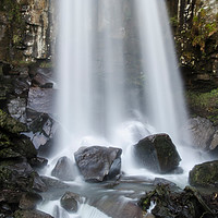 Buy canvas prints of Melincourt Waterfall by Creative Photography Wales