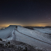 Buy canvas prints of Brecon Beacons Night Sky by Creative Photography Wales