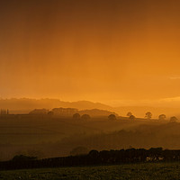 Buy canvas prints of Brecon Beacons evening glow by Creative Photography Wales