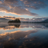 Buy canvas prints of Llangorse Lake Dawn by Creative Photography Wales