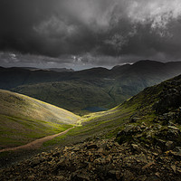 Buy canvas prints of Light on the Lake District by Creative Photography Wales