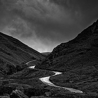 Buy canvas prints of Light on Honister Pass by Creative Photography Wales