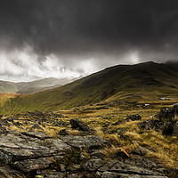 Buy canvas prints of Great Gable Panorama  by Creative Photography Wales