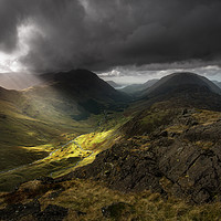 Buy canvas prints of Great Gable and Ennerdale View by Creative Photography Wales