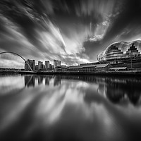 Buy canvas prints of The Tyne at Newcastle upon Tyne by Creative Photography Wales