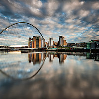 Buy canvas prints of Newcastle Cityscape by Creative Photography Wales
