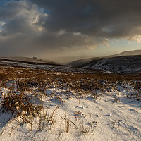 Buy canvas prints of Sugar Loaf Winter Sunset, Brecon Beacons by Creative Photography Wales