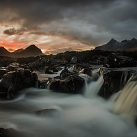 Buy canvas prints of The River Sligachan on Isle of Skye by Creative Photography Wales