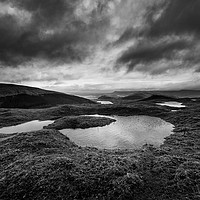 Buy canvas prints of View to Tor y Foel, and Talybont Reservoir Brecon  by Creative Photography Wales