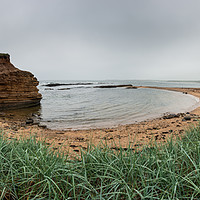 Buy canvas prints of Cullernose Point Panorama on the Northumberland Co by Creative Photography Wales