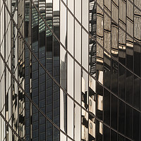 Buy canvas prints of Reflections at Leadenhall City of London by Creative Photography Wales
