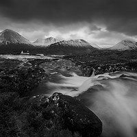 Buy canvas prints of The River Sligachan on Isle of Skye by Creative Photography Wales