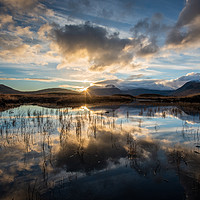 Buy canvas prints of Rannoch Moor and Glencoe Landscape. Scotland Image by Creative Photography Wales
