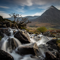 Buy canvas prints of Tryfan from Afon Lloer, Snowdonia National Park by Creative Photography Wales