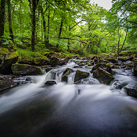 Buy canvas prints of Llanbedr Waterfalls by Creative Photography Wales