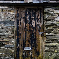 Buy canvas prints of Old doorway at Blaenau Ffestiniog, Snowdonia Natio by Creative Photography Wales