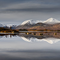 Buy canvas prints of Loch Nah Achlaise, Rannoch Moor, Glencoe, Scotland, UK by Creative Photography Wales