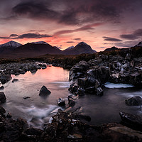 Buy canvas prints of Dawn Light, The River Sligachan on Isle of Skye by Creative Photography Wales