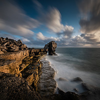 Buy canvas prints of Pulpit Rock at Portland Bill on the Jurassic Coast by Creative Photography Wales