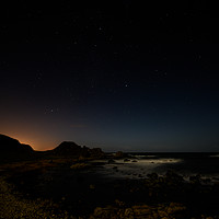 Buy canvas prints of The Night Sky, Ballintoy Coastline on the The Caus by Creative Photography Wales