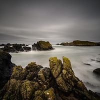 Buy canvas prints of Ballintoy Coastline on the The Causeway Coast in C by Creative Photography Wales