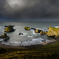 Buy canvas prints of Bay at Elephant Rock, Ballintoy Coastline on the T by Creative Photography Wales