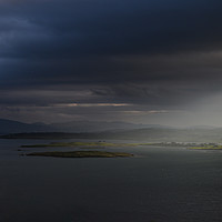 Buy canvas prints of Light over Letterkenny in northern Republic of Ire by Creative Photography Wales