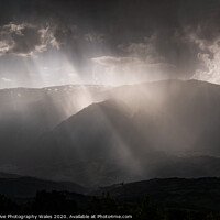 Buy canvas prints of Summer storm over The Apennine Mountains, The Abruzzo, Italy by Creative Photography Wales
