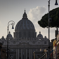 Buy canvas prints of St Peters Sqaure and Basilica, Rome, Italy by Creative Photography Wales
