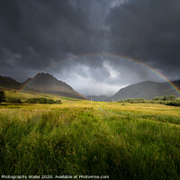 Buy canvas prints of Tryfan rainbow, Snowdonia National Park by Creative Photography Wales
