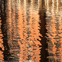 Buy canvas prints of abstract reflections in water in cardiff bay by Creative Photography Wales