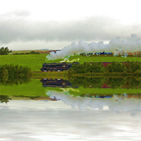 Buy canvas prints of Steam Locomotive by Debra Kelday