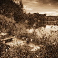 Buy canvas prints of Forgotten on the River Dee by Celtic Origins