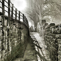 Buy canvas prints of The Path to the Roman Walls by Celtic Origins