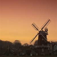 Buy canvas prints of Sunrise at Cley Windmill by Scott Simpson