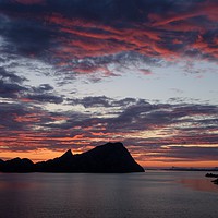 Buy canvas prints of Sunset on the Norwegian Fjords. by Scott Simpson