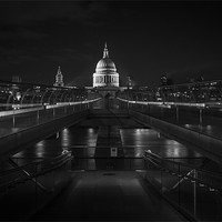 Buy canvas prints of Under & Over The Bridge (B&W) by Paul Shears Photogr