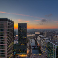Buy canvas prints of Sunset From 27 Floors Up by Paul Shears Photogr